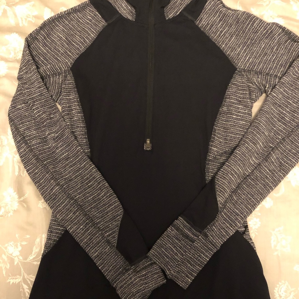 lululemon 3/4 zip sweater